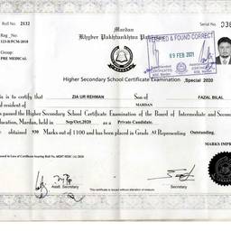 Avant - Remplacement de Photo sur Certificat