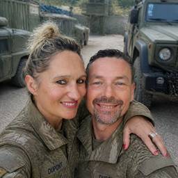 Nachher - Militärisches Paarporträt