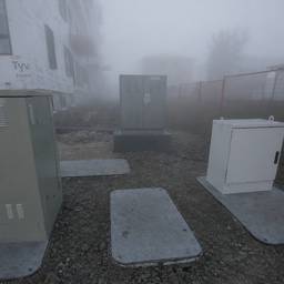 After - Foggy Construction Site