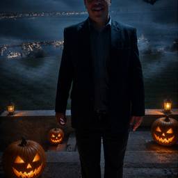 Después - Retrato de Noche de Halloween