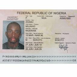 Nigerian Passport Date Edit