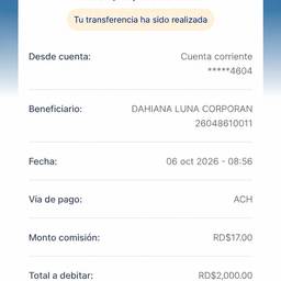 Bank Transfer Receipt Edit