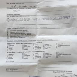 Antes - Achatar a digitalização de um documento enrugado