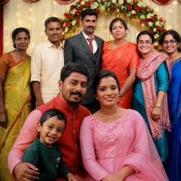 Family Group Photo Merge