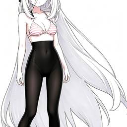 Antes - Edición de Medias Transparentes Anime con IA