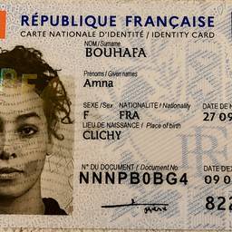 French ID Card Date Edit