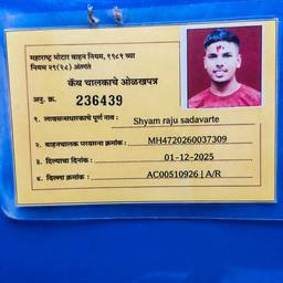 Driving Licence Name Edit