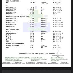 Before - Lab Report Value Edit
