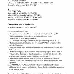 After - Rental Lease Agreement Fill-In
