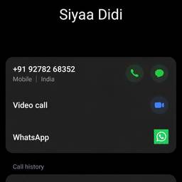Call History Time Edit