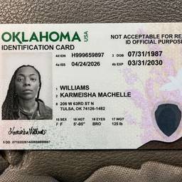 After - Clear Oklahoma ID Card
