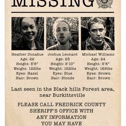 Straightened Missing Persons Flyer