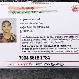 Aadhaar Card DOB Edit