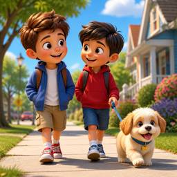 Pixar Style Kids Animation