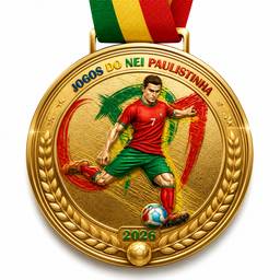 Soccer Gold Medal Design