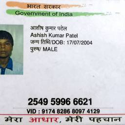 Aadhaar DOB Edit