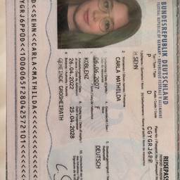 German Passport Birth Date Edit
