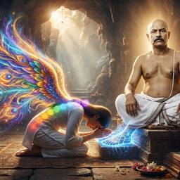 Depois - Arte de devoto de guru espiritual