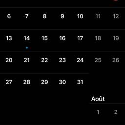 Antes - Adicionar Texto ao Calendário