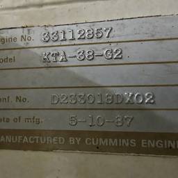Engine Data Plate Edit