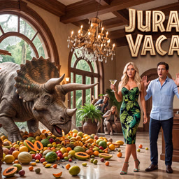 After - Jurassic Vacation Poster