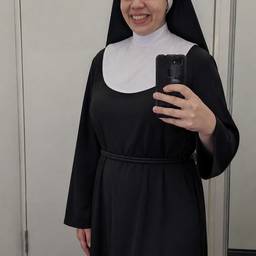 After - Nun Costume Photo Edit