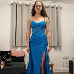 Teal Gown Outfit Swap