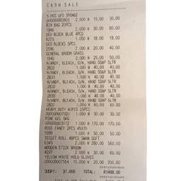 Receipt Background Removal