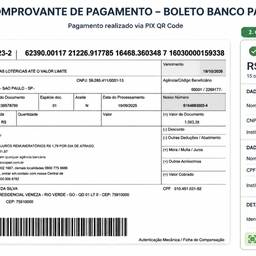 Après - Fusionner une preuve de paiement de boleto