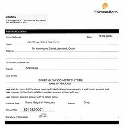 Edit Bank Form Text