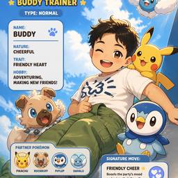 After - Pokémon Trainer Card