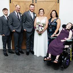 Before - Remove Person From Wedding Photo