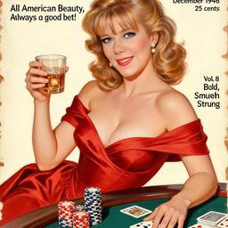 Depois - Capa de Revista Pin-Up dos Anos 1940