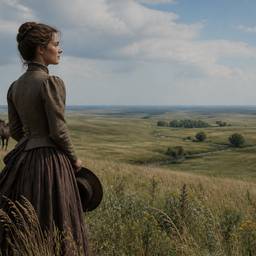 1880s Prairie Pioneer Woman