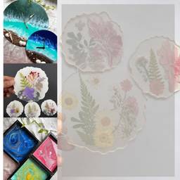 Text-Free Resin Art Flyer
