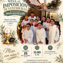 Church Mass Invitation Poster