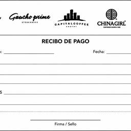 Spanish Payment Receipt Template