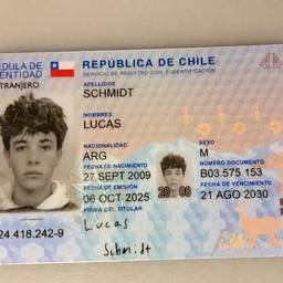 Chilean ID Birth Year Edit