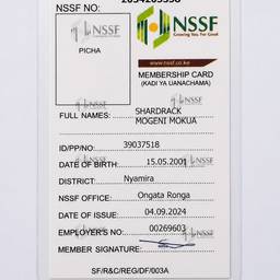 NSSF Card Straightened