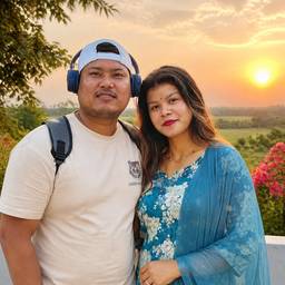 Sunset Couple Portrait