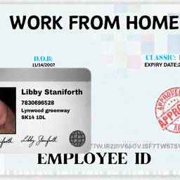 Employee ID Card Signature