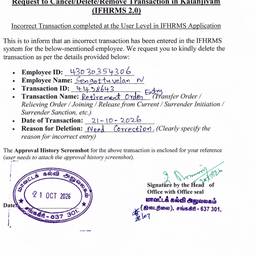 Change Date on Document