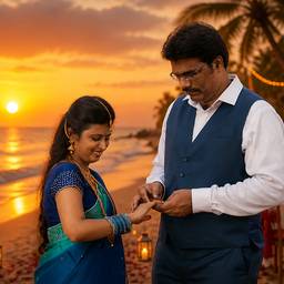 After - Romantic Beach Sunset