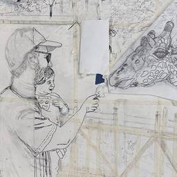 Before - Pencil Sketch Zoo Portrait