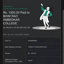 Edit Receipt Amount