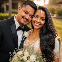 Sri Lankan Wedding Portrait