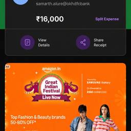 Payment Screenshot Amount Edit