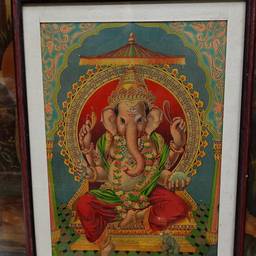 Avant - Nettoyage d'art Ganesha sans cadre