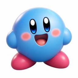 Blue Kirby Character Mashup