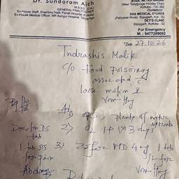 Handwritten Prescription Name Edit